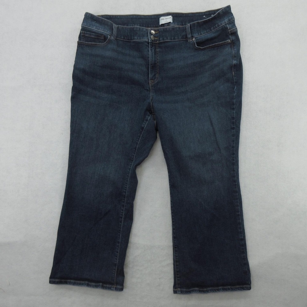 Lane Bryant Flex Magic Tighter Tummy Jeans Womens 26P High Rise Bootcut Stretch